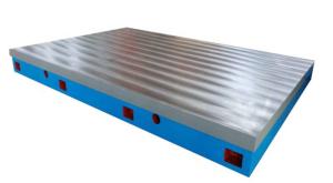 China Customization T Slot Cast Iron Floor Plate 600x400mm factory