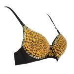 Unique Sexy Night Club Clothes Full Coverage Bras With Spikes , Ladies Club Wear