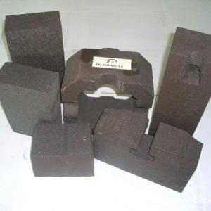 China Refractoriness 1770°-2000° High Fired Magnesite Chrome Refractory Bricks for Glass Furnace factory