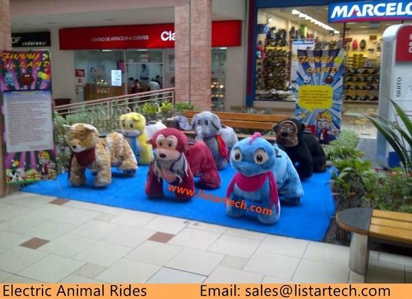 Mall Rides On Animals Coin Toys Electric Motorized Toy for Coin Operated Kiddie