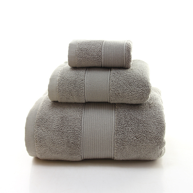 Solid Color Bath Towel Soft Eco-Friendly and Customized Hand Towel in 7 Vibrant Shades