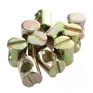 M6 M8 Custom Size Self-locking inner threaded Brass barrel Hammer Nuts H59 H62