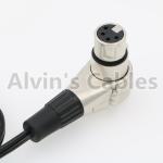 Alvin's Cables Luxury D Tap to XLR 4 Pin Female Right Angle Power Cable for ARRI