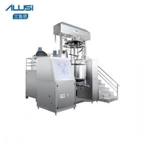 China 500-5000L Dual Hydraulic Lotion Mixer Machine Automatic Rising Type Pot Cover factory