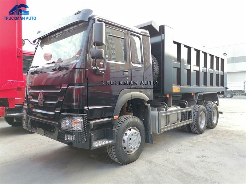 18m3 25 Tons 336HP Sinotruk Tipper Truck For sand stones