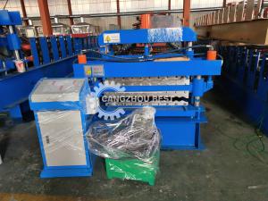 China 8.5kw Steel Tile Trapezoidal Roof Sheet Roll Forming Making Machine on sale