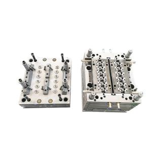 China 12cavity Medical Injection Mold 24mm Cold Runner For PE Tear Off Cap factory