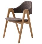 Mail Packing Nordic Style Cloth Artist Home Leisure Solid Wood Dining Chair with