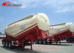 Air Discharge Carrying Dry Bulk Cement Trailers , Durable Cement Tanker Truck