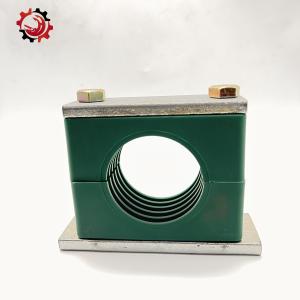 China Heavy Type Plastic Pipe Clamp Haplopore Multihole Concrete Pump Truck Spare Parts For Hydraulic System factory