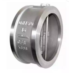 China Ductile Iron Stainless Steel SS304 CF8 pn16 bs din swing Duo Dual check valves Wafer Butterfly Non-ReurnWCB Carbon Steel factory