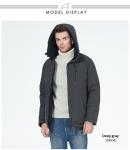 Dark Light Collided Casual Winter Jacket Business Casual Coat Two Faced