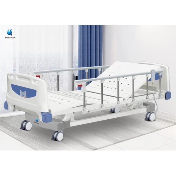 China Patient Rooms Electric Hospital Cot Beds Adjustable Remote Control Five Function factory