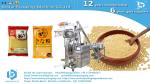 How to pack 100g soybean powder sachet [Bestar] automatic powder packing machine