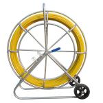 Floor Installation Fiberglass Duct Rodder , 6mm X 100 Meter Cable Pulling Rodder