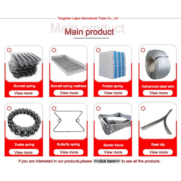 Bonnel Spring Coil Unit / High-Carbon Steel Spring Coil Compress Unit Spring