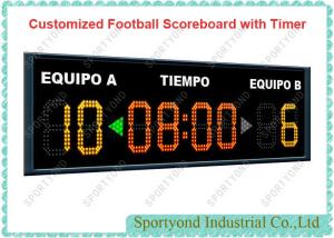 China Customized Football Scoreboard With RF Controller and Timer for Football Sports factory