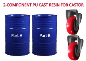 China Castors Hydrolysis Resistance Cold Cast Polyurethane factory