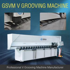 China CE V Groove Cutting Machine Metal Curtain Wall Panel Horizontal V Cutting Machine on sale