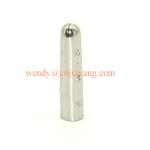 jiayang light gold screw type metal aglets for shoelace