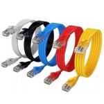 FTTH Cat5e Cat6 Underground Waterproof Outdoor Fiber Optic LAN Cable with 25m/S