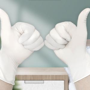 China Breathable ASTM D6319 Powder Free Latex Gloves for Industrial 1000PCs/CTN factory