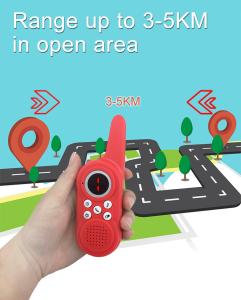 China Walkie Talkie Mini 3km ABS Material Estyle Hr-803 Uhf Transceiver For Kids factory