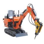 Farm Mini Excavator Digging Trenches ZHONGMEI Small Digger Mini Excavator