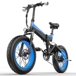 China 13AH 20 Inch Electric Fat Bike , Lankeleisi Folding Bike With Alloy Fork factory