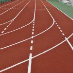 9mm Spray Coating System Outdoor Running Track Cement Concrete School Sport