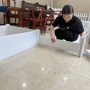 China Modular Pvc Garden Planter Boxes Rectangular Shape Flexible Expansion factory