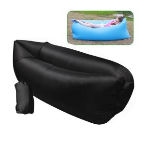 China lightweight inflatable Customerized logo lamzac hangout fast inflatable sofa air factory