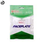 Kico cat6 cat5 cat7 RJ11 RJ45 single port pvc faceplate Type 86*86 Networking
