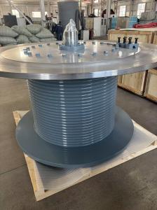 China Carbon Steel Hydraulic Winch Hoist Drum With Shaft factory