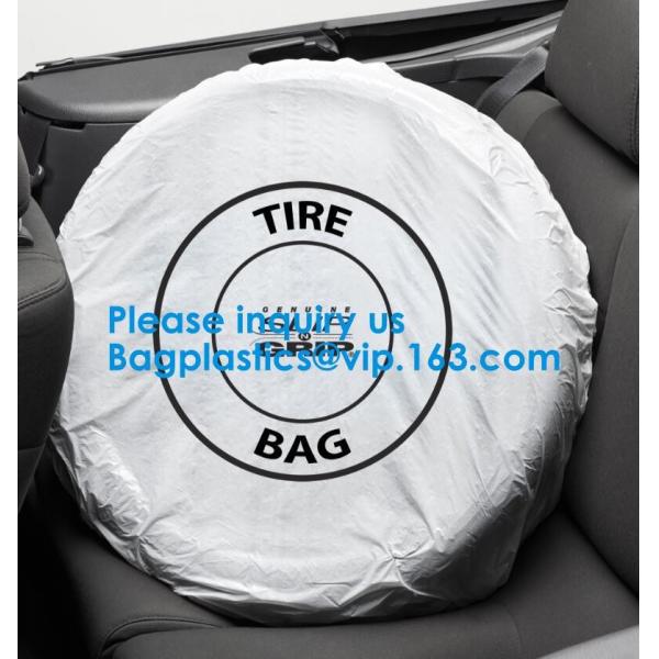Tire Storage Bags Car Plastic Tire Bags For Automotive Interior Protection, Auto Repair Shops Tire Covers For Wheel