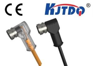 China Waterproof Sensor Cable Connector 4 Hole Angle 90 Degree With LED Cable factory
