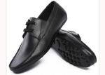 White Cow Leather Business Casual Shoes , Original Design Modern Mens Slip On