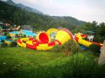 Safety Fiberglass Backward Tantrum Valley For Aqua Park / Industrial Water Slide