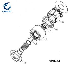 China Psvl-54 Pilot Pump Repair Parts for Kx161 Kubota Excavator factory