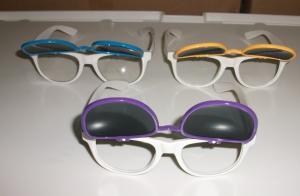 China Custom Flip Style Diffraction 3Ｄ Fireworks Glasses Eyewear Plastic factory