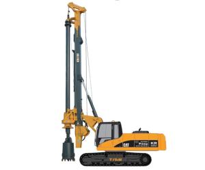 China Hydraulic Rotary Drilling Rig With Caterpilar Chassis For Road Construction TYSIM KR125C Max. Drilling Diameter 1300 Mm factory