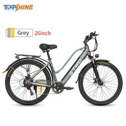 China 500W 48V Ladies Electric City Bike With Removable Lithium Battery GPS stereo speaker factory