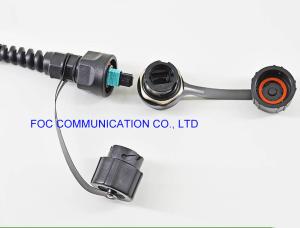 China Chemical Resistant Fiber Optic Patch Cable ODVA - MPO 2 Cores Outdoor FTTA Usage factory