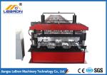 Red Color Floor Deck Roll Forming Machine For Galvanized Steel Floor Decking