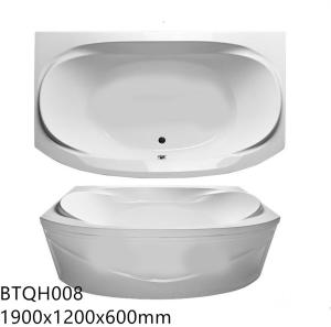 China Eco Friendly Indoor Freestanding Acrylic Bathtub ，Rectangular Freestanding Tub factory