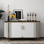 Luxury Dining Side Cabinet Cupboard Restaurant Stainless Steel Sideboard