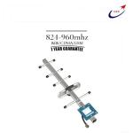 RP SMA N Female Connecor Aluminum Alloy Outdoor Yagi Antenna 2400Mhz-2500Mhz