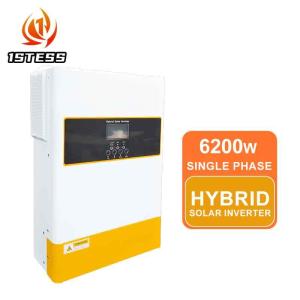 China 48V 6.2KW Hybrid Solar Inverter Pure Sine Wave MPPT on sale
