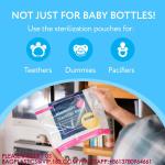 MICROWAVE STERILIZER BAG Recyclable Travel Baby Bottle Cleaner Microwave