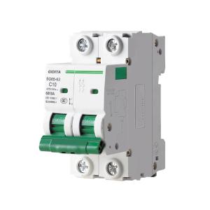China Wholesale DC 400V MCB 2P C Style Miniature Circuit Breaker factory